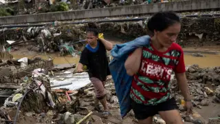 This is how the province of Cebu has been left after the passage of Typhoon Kalmaegi.