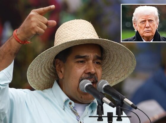 An image collage containing 2 images, Image 1 shows Venezuela marks anniversary of Battle of Santa Ines, Image 2 shows U.S. President Trump departs White House in Washington, D.C., for Dover Air Force Base